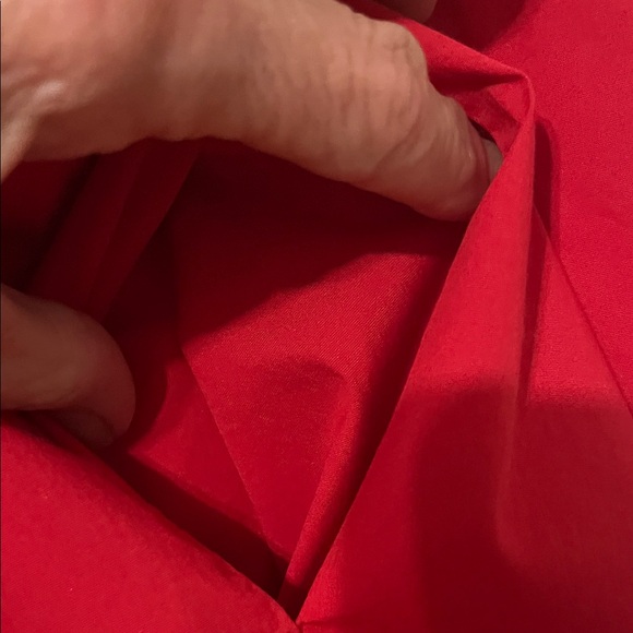 Chic Red Ruffle Mini Dress - Picture 8 of 12